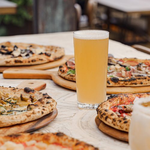 Beer and Pizza at Treehouse Beer and Pizza at Treehouse