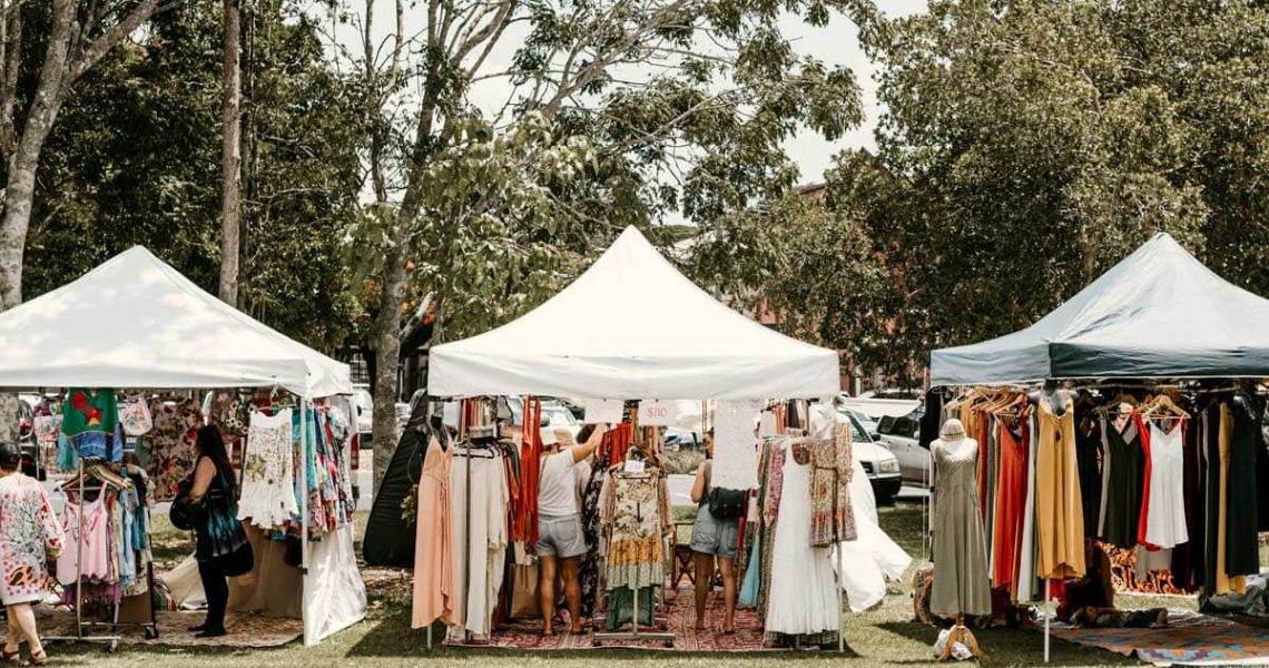 HEROMurwillumbahMakersFindersMarketSallySinghPhotography Byron Bay Community Market on a sunny day