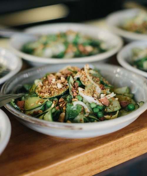 Page+7 Delicious salads ready to be served at Byron Bay cafe Three Blue Ducks