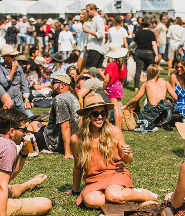 Sample Food Festival In Byron Bay Punters enjoying a lovely spring day at the Bangalow Sample Food Festival